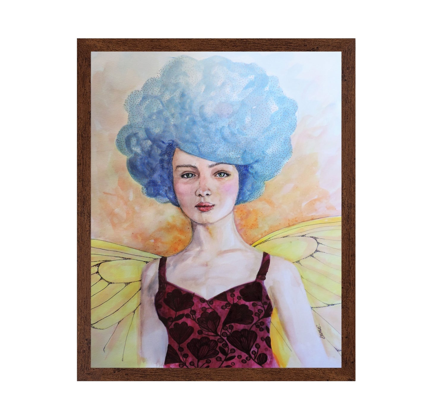 Blue Hair Fairy Girl