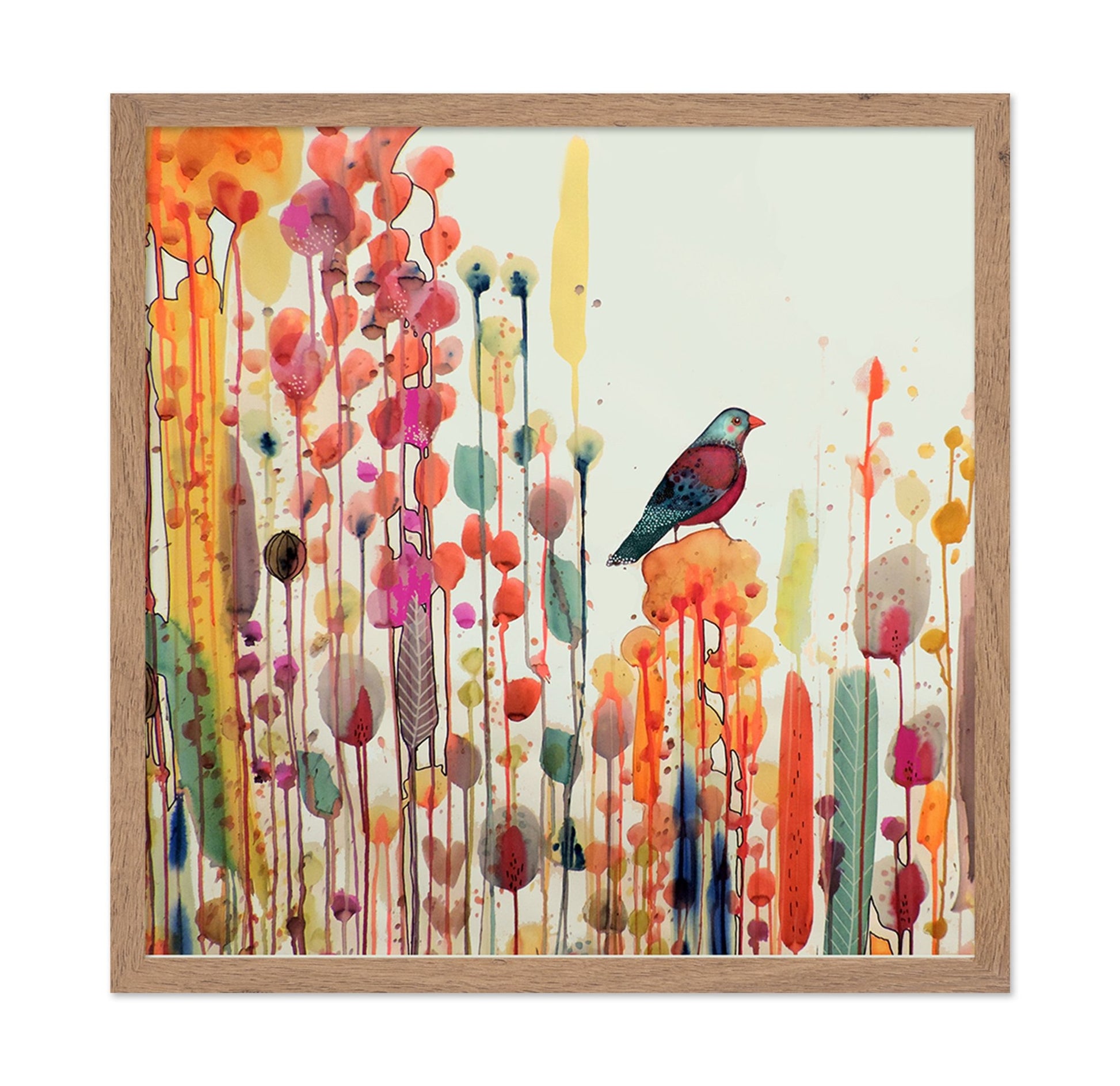 Colorful Bird Meadow No1