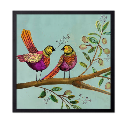 Colorful Love Birds No1