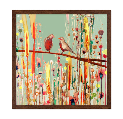 Birds On Branch