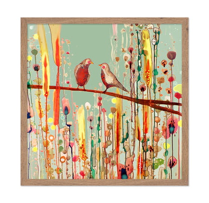Birds On Branch