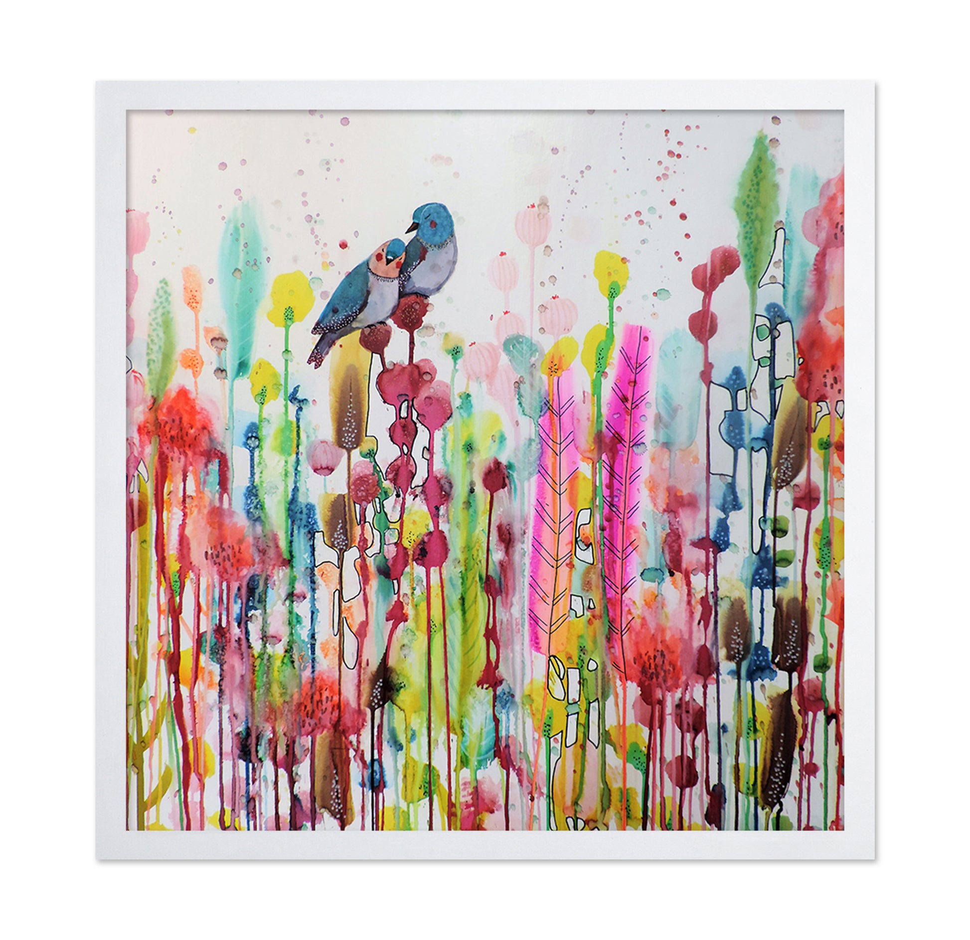 Bird Pair Meadow
