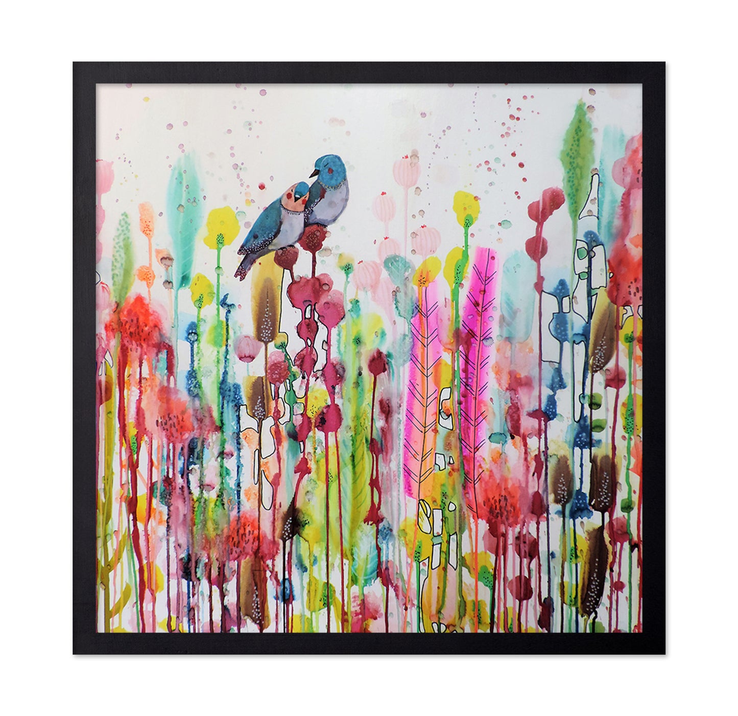 Bird Pair Meadow