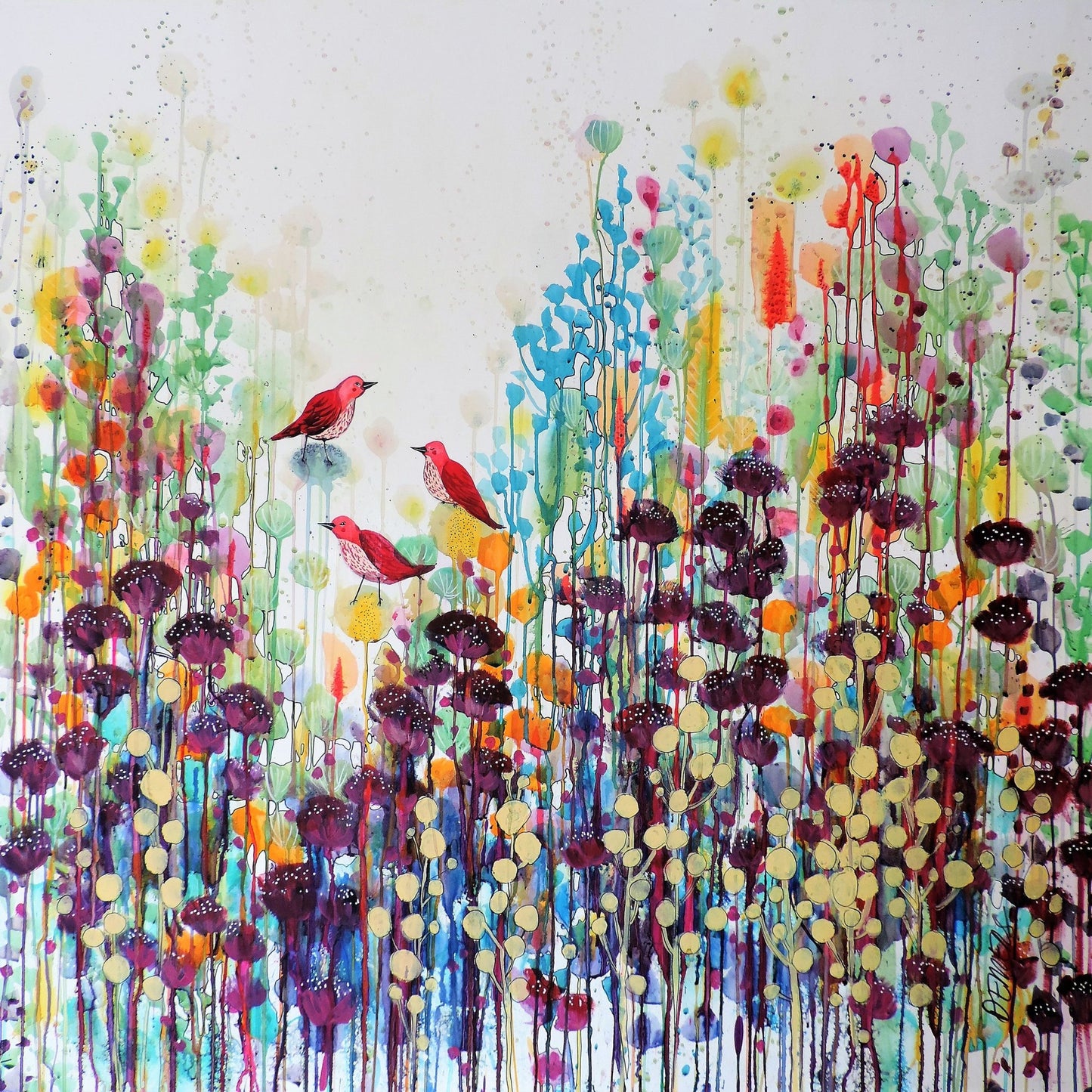Red Birds Wildflower Garden