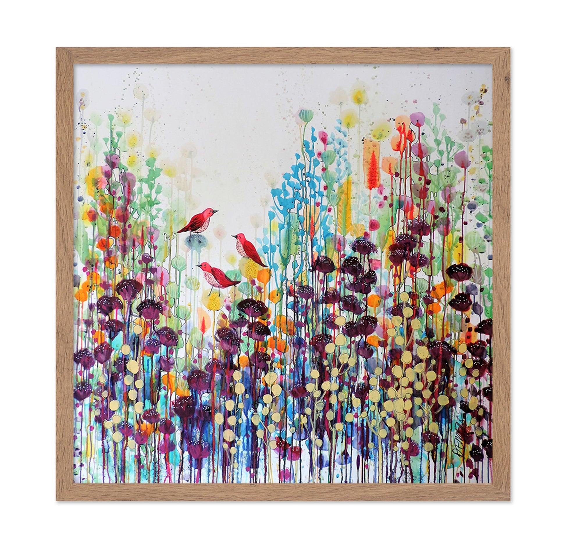 Red Birds Wildflower Garden