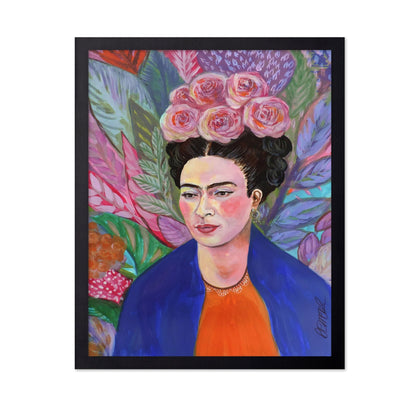 Floral Frida Portrait No3