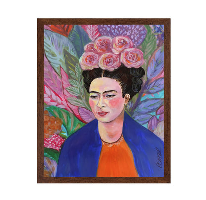 Floral Frida Portrait No3