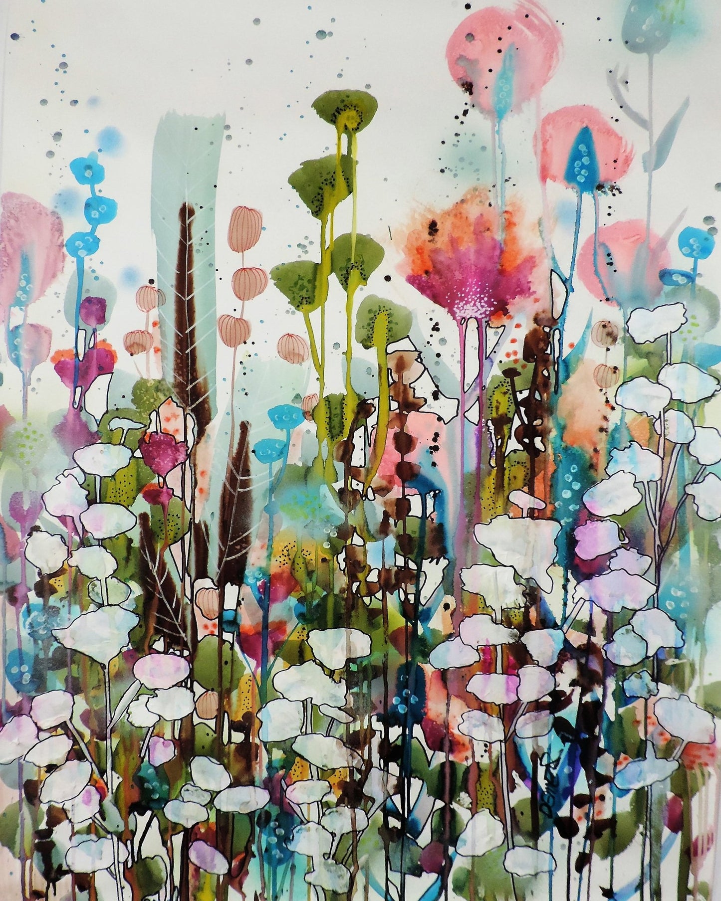 Pastel Wildflower Garden