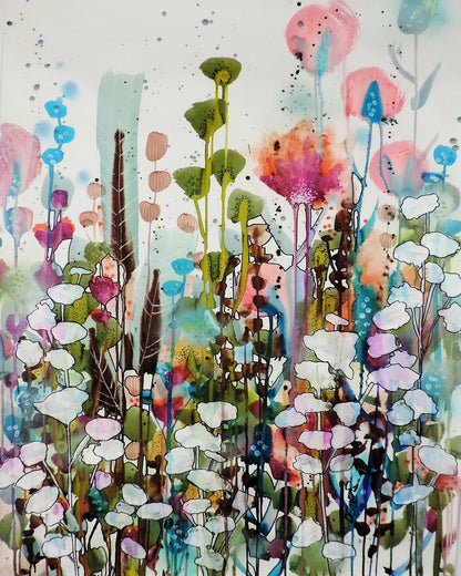 Pastel Wildflower Garden