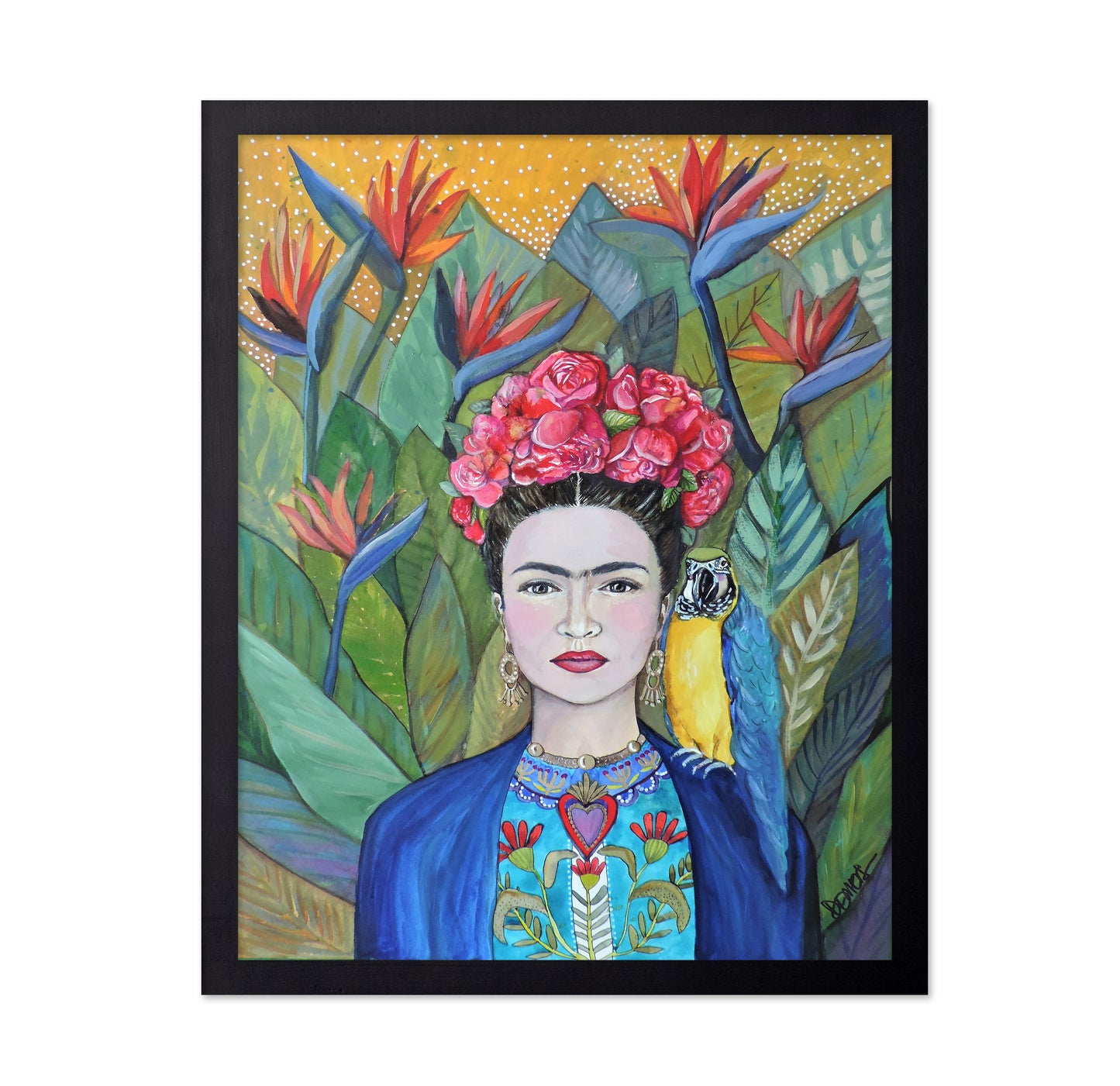 Tropical Frida Portrait