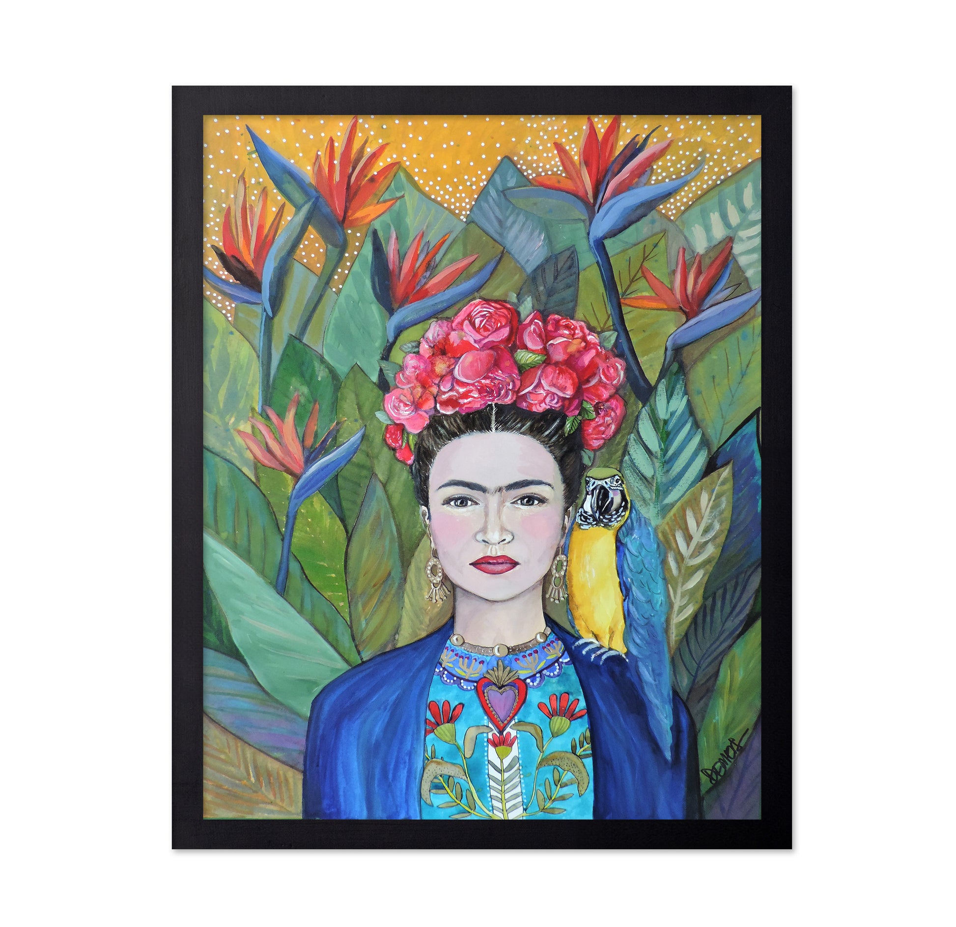 Tropical Frida Portrait