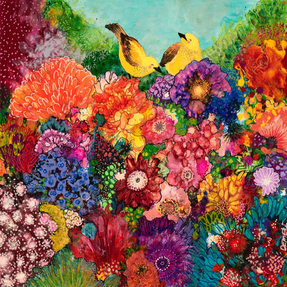 Colorful Garden Birds
