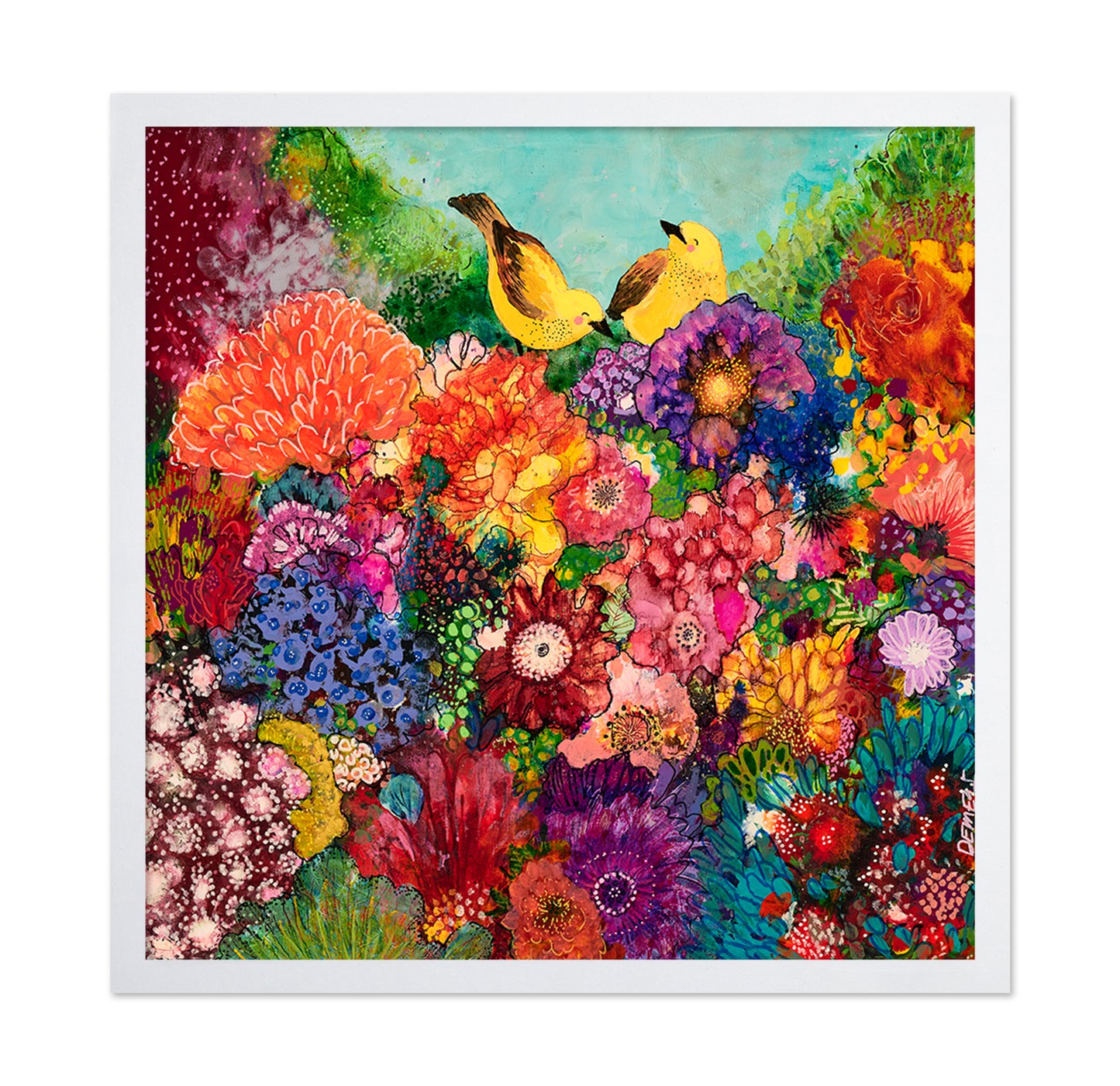Colorful Garden Birds