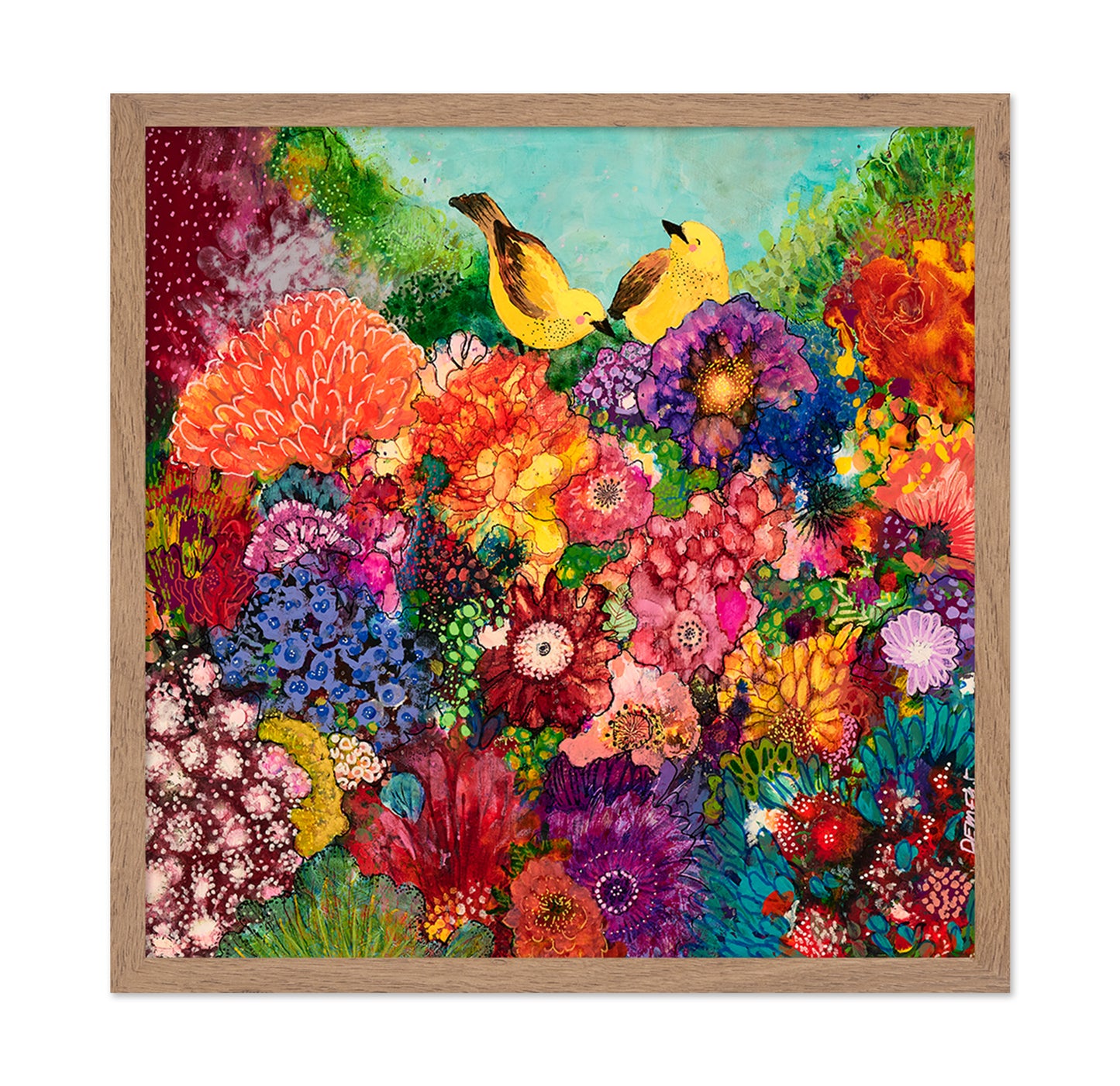 Colorful Garden Birds