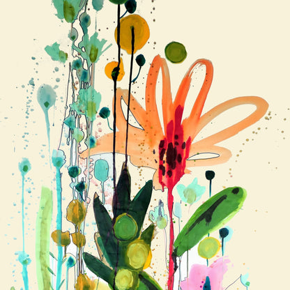 Orange Lily Garden