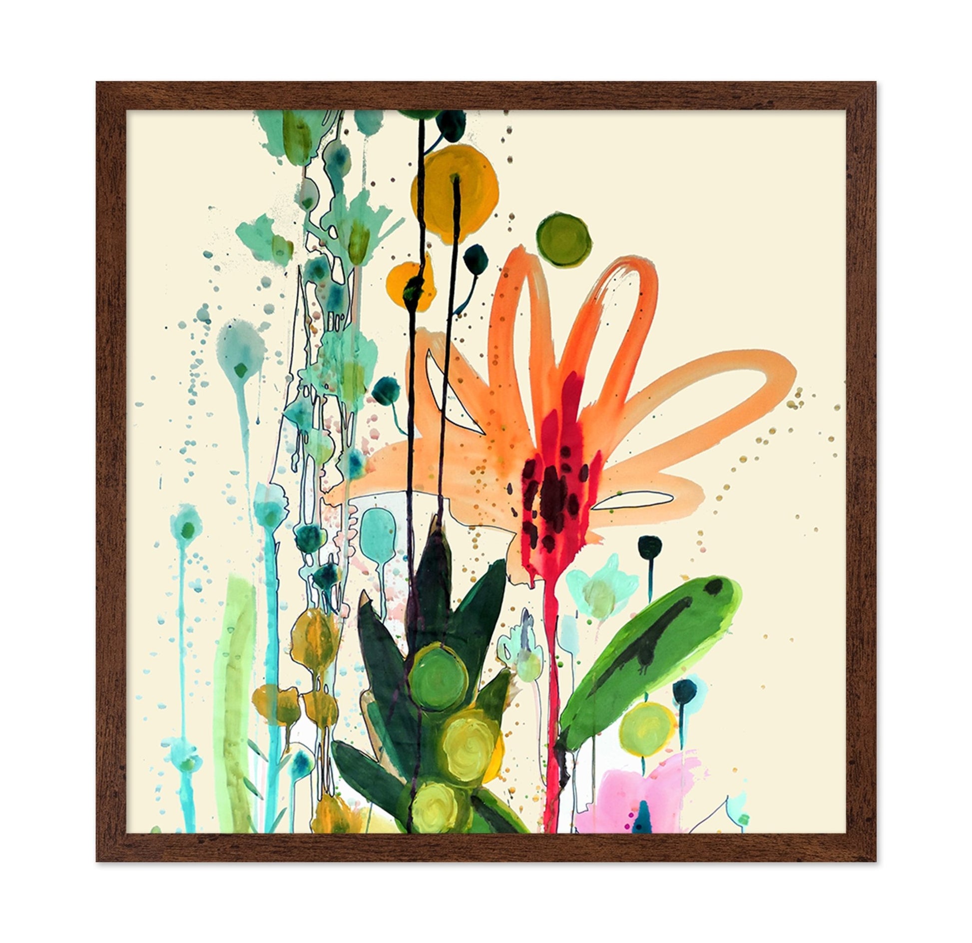 Orange Lily Garden