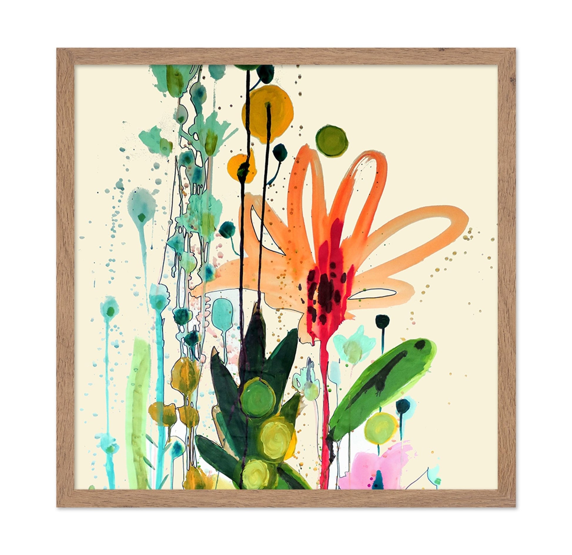 Orange Lily Garden