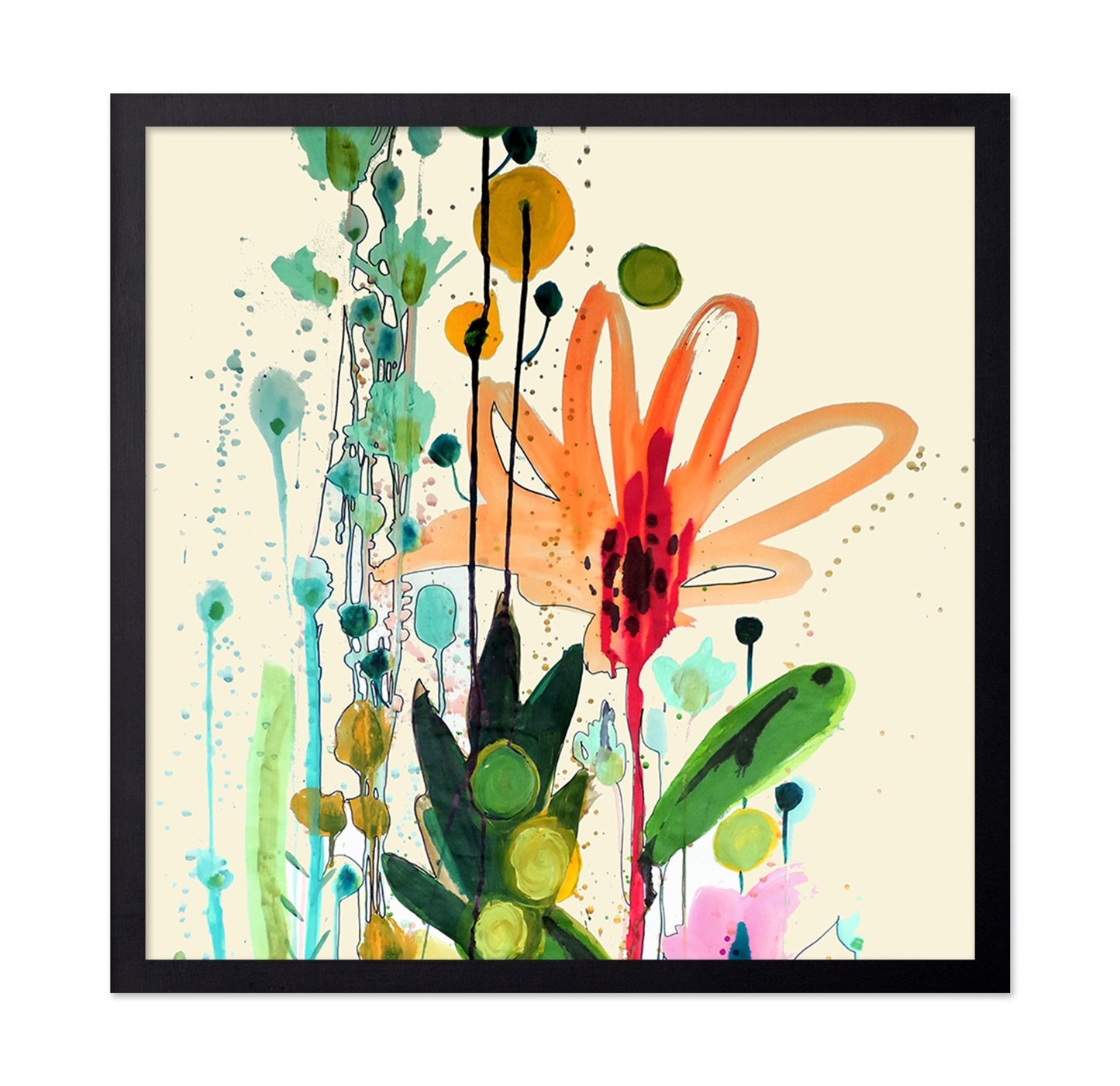 Orange Lily Garden