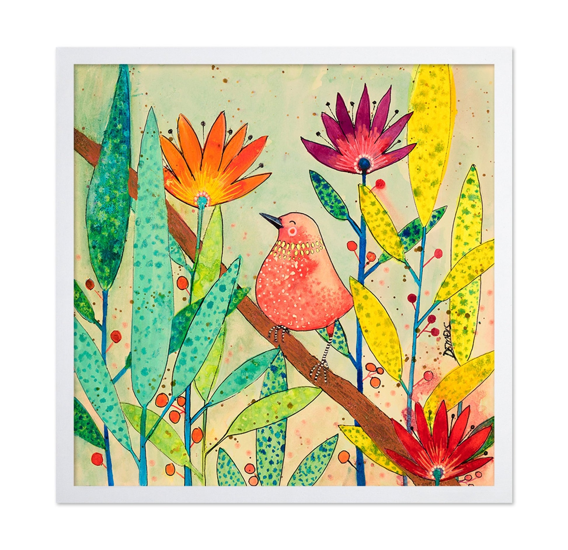 Blush Bird Garden