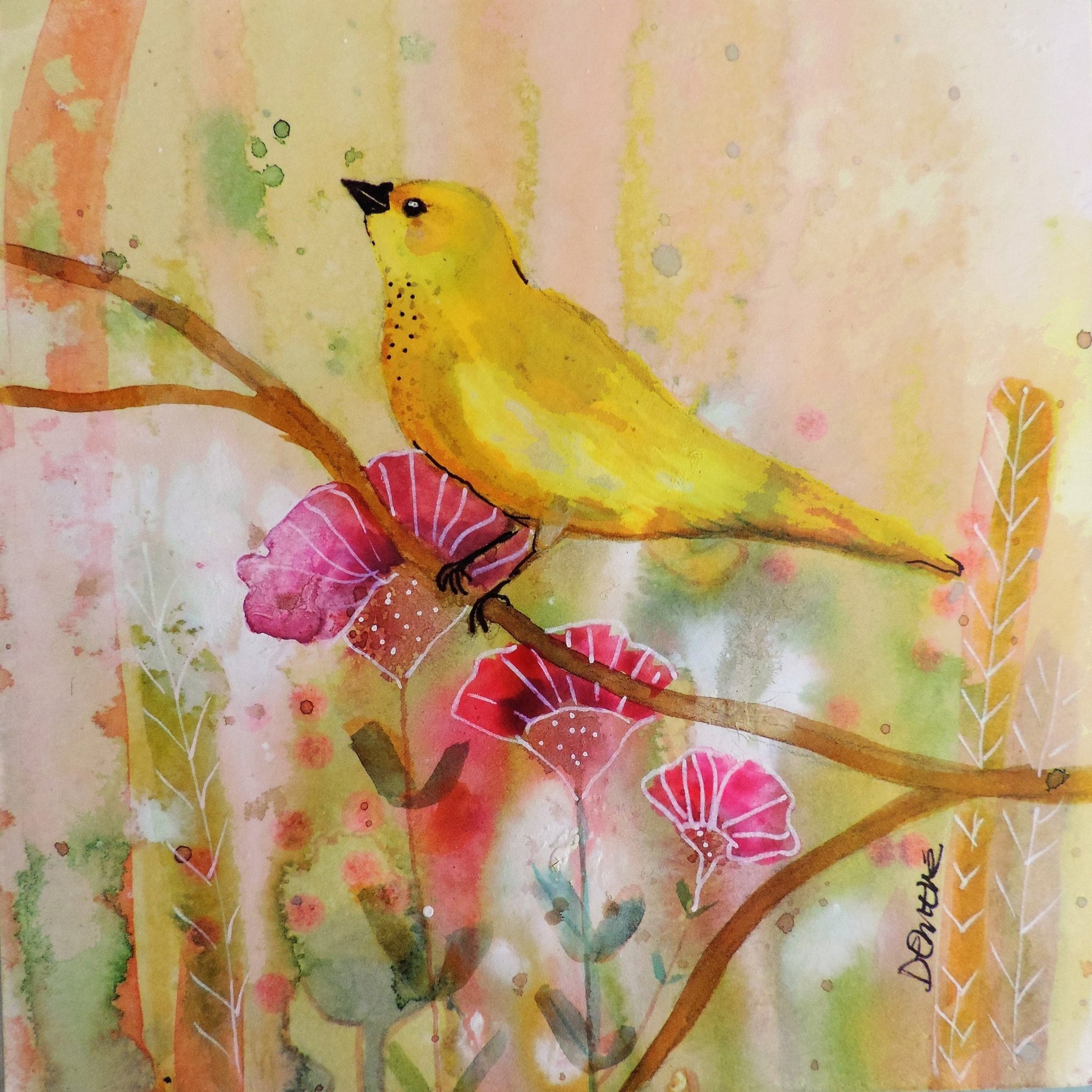 Yellow Bird Blossom