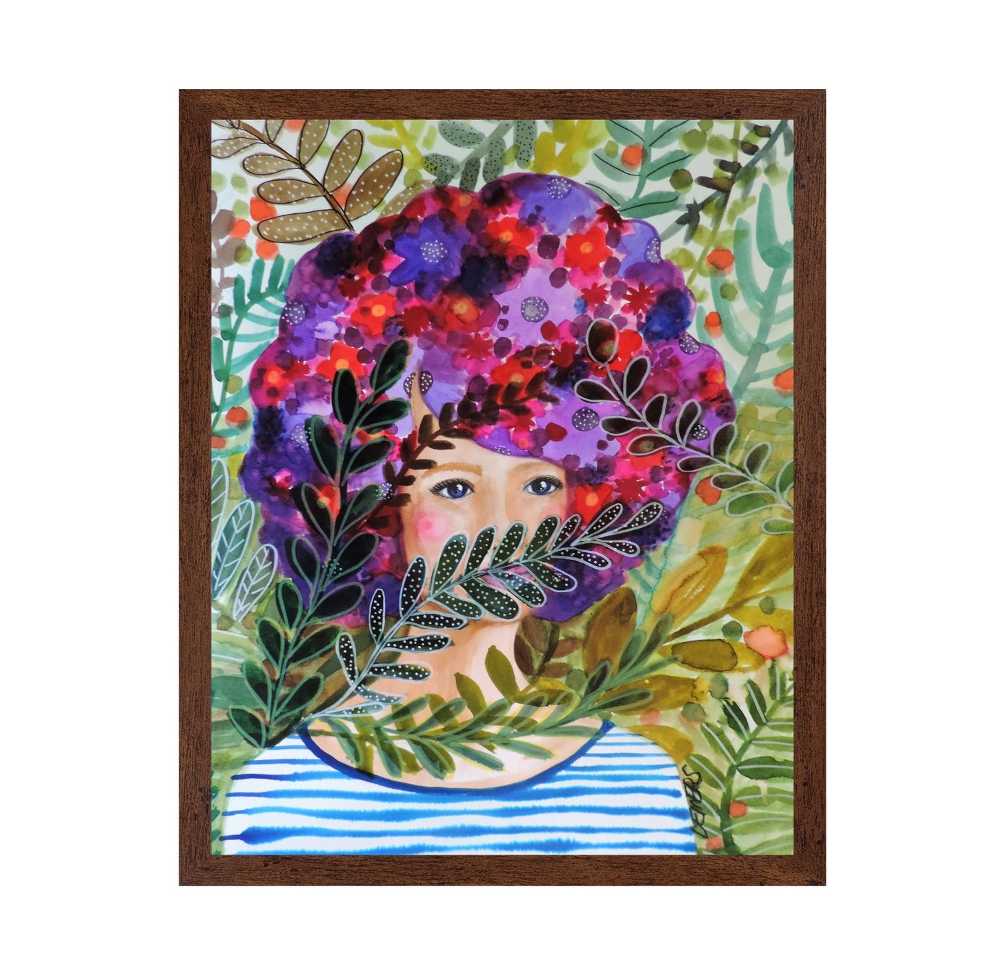 Floral Hidden Face