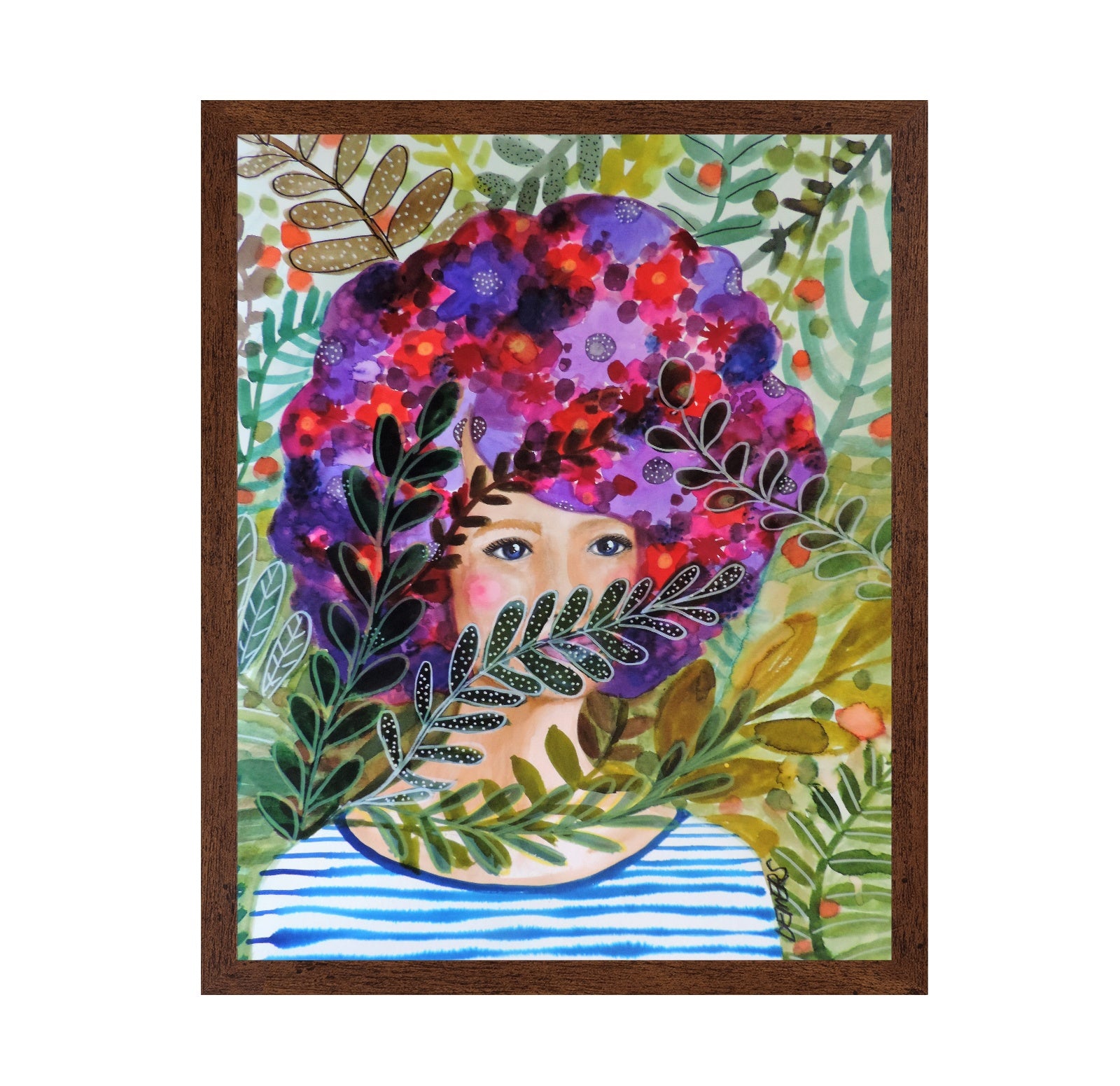Floral Hidden Face