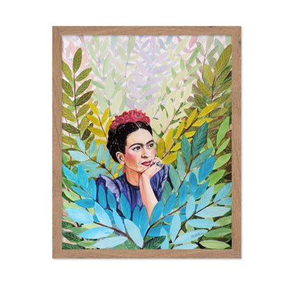 Leafy Woman Portrait