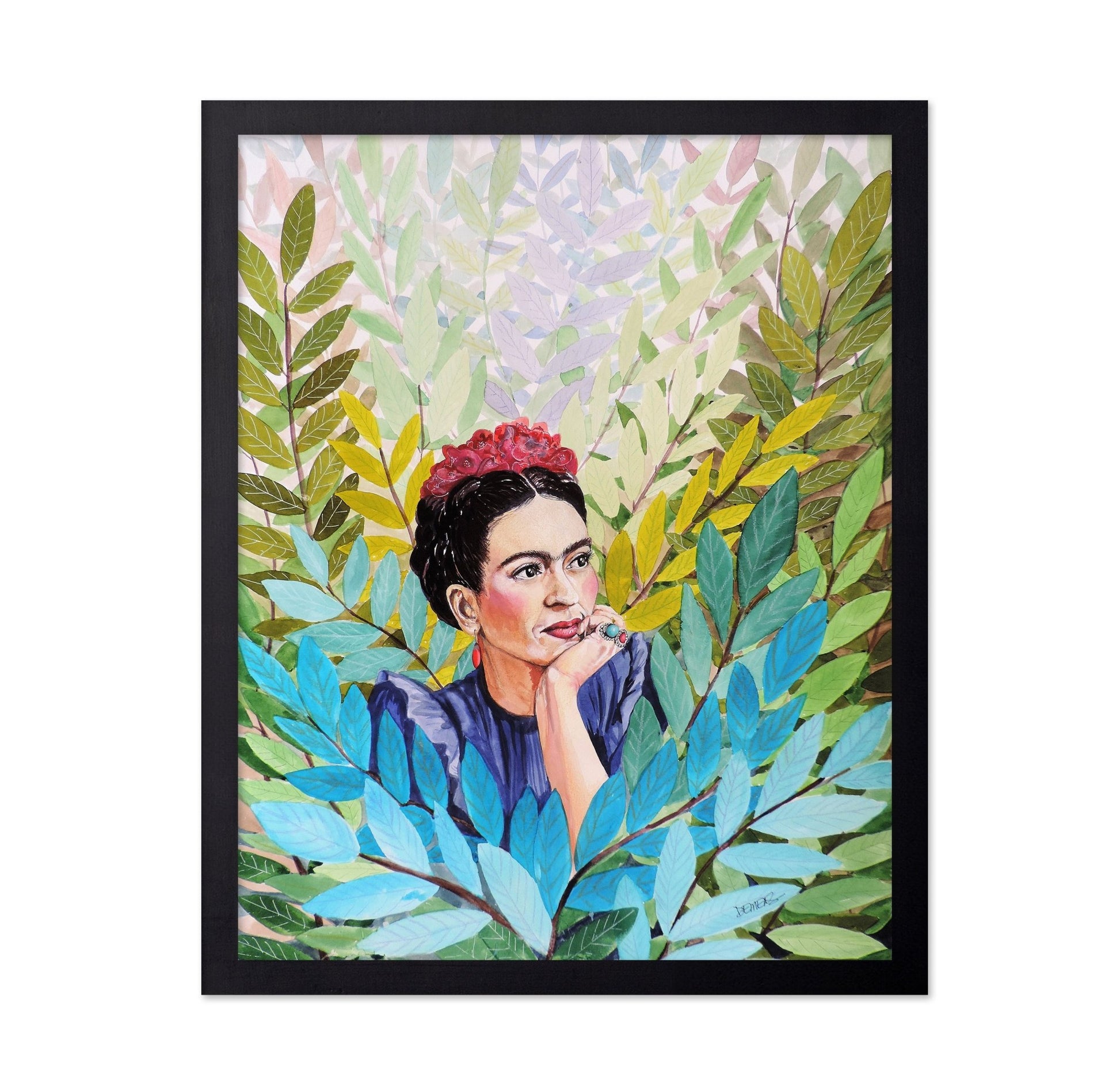 Leafy Woman Portrait