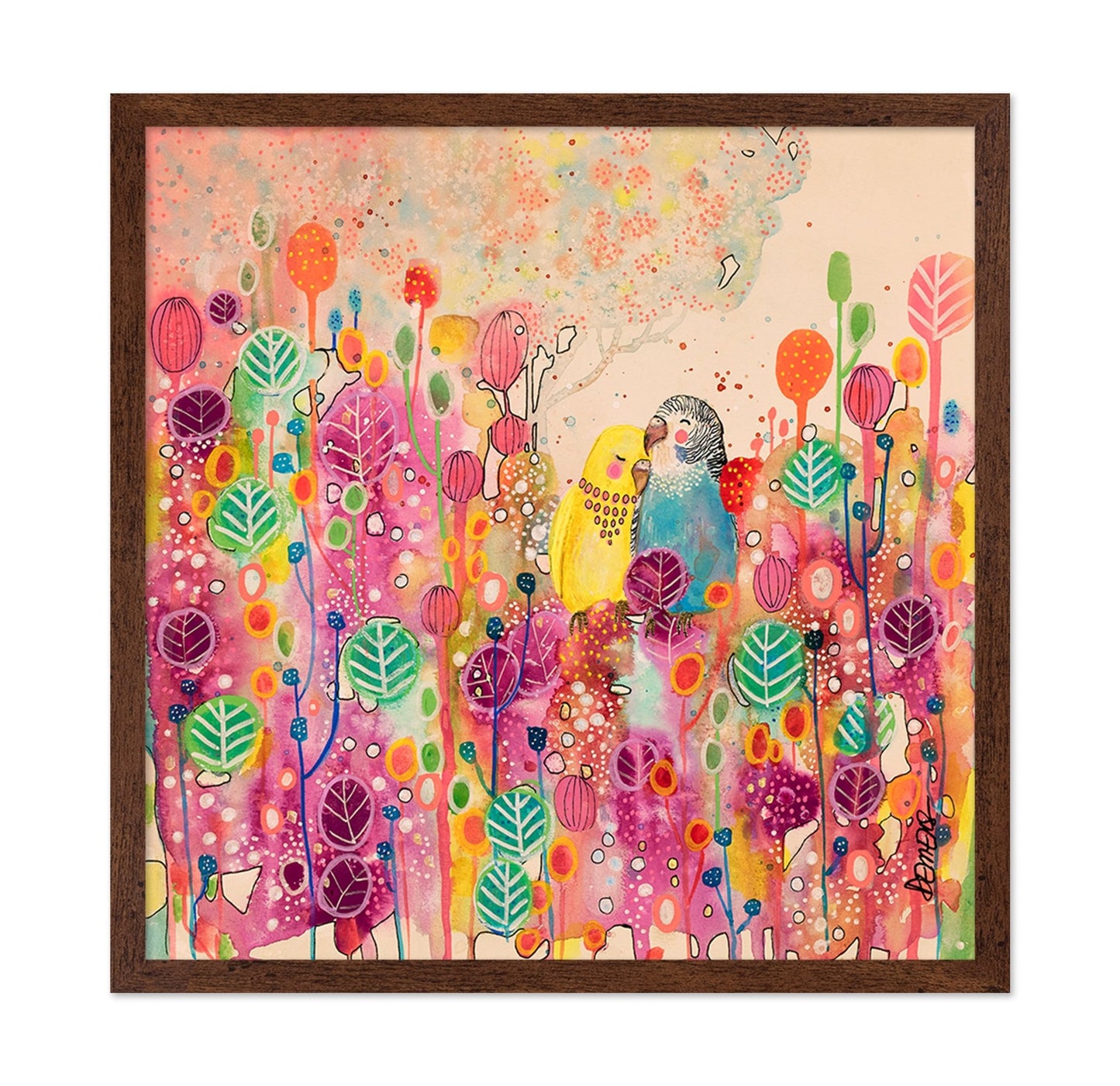 Colorful Love Birds No2