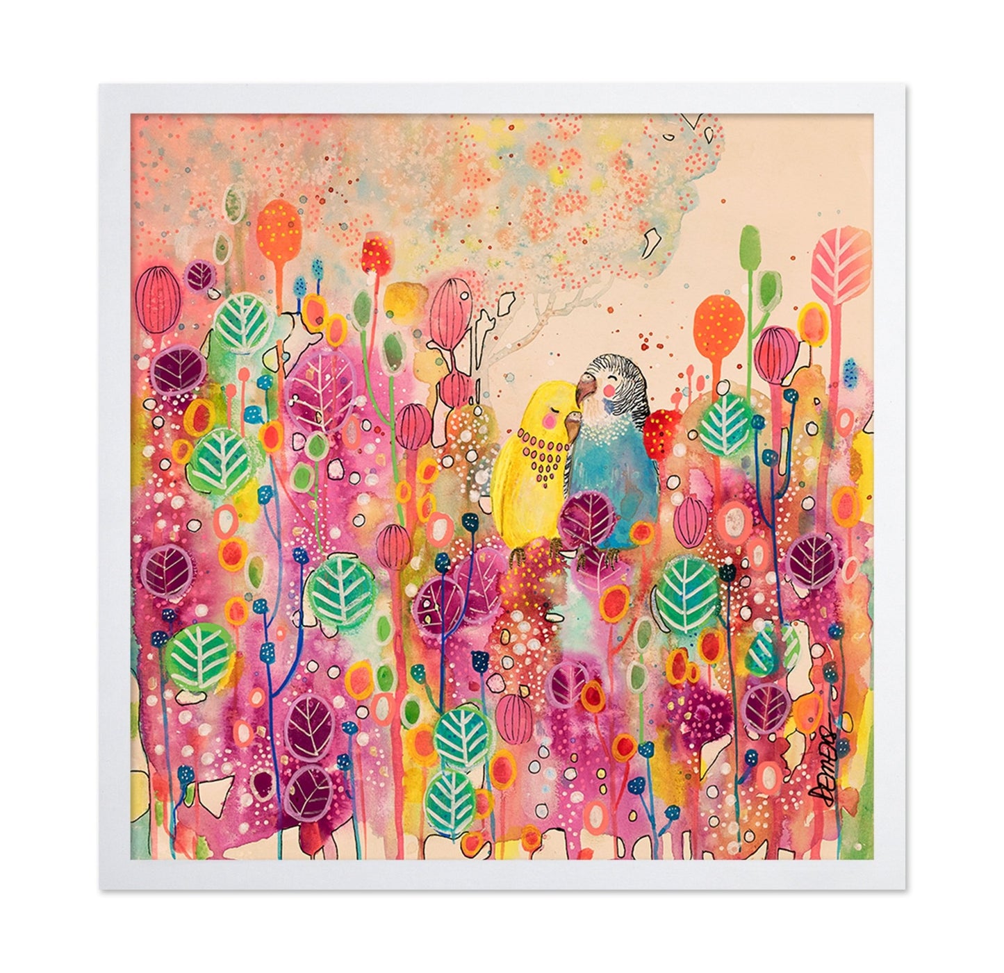 Colorful Love Birds No2
