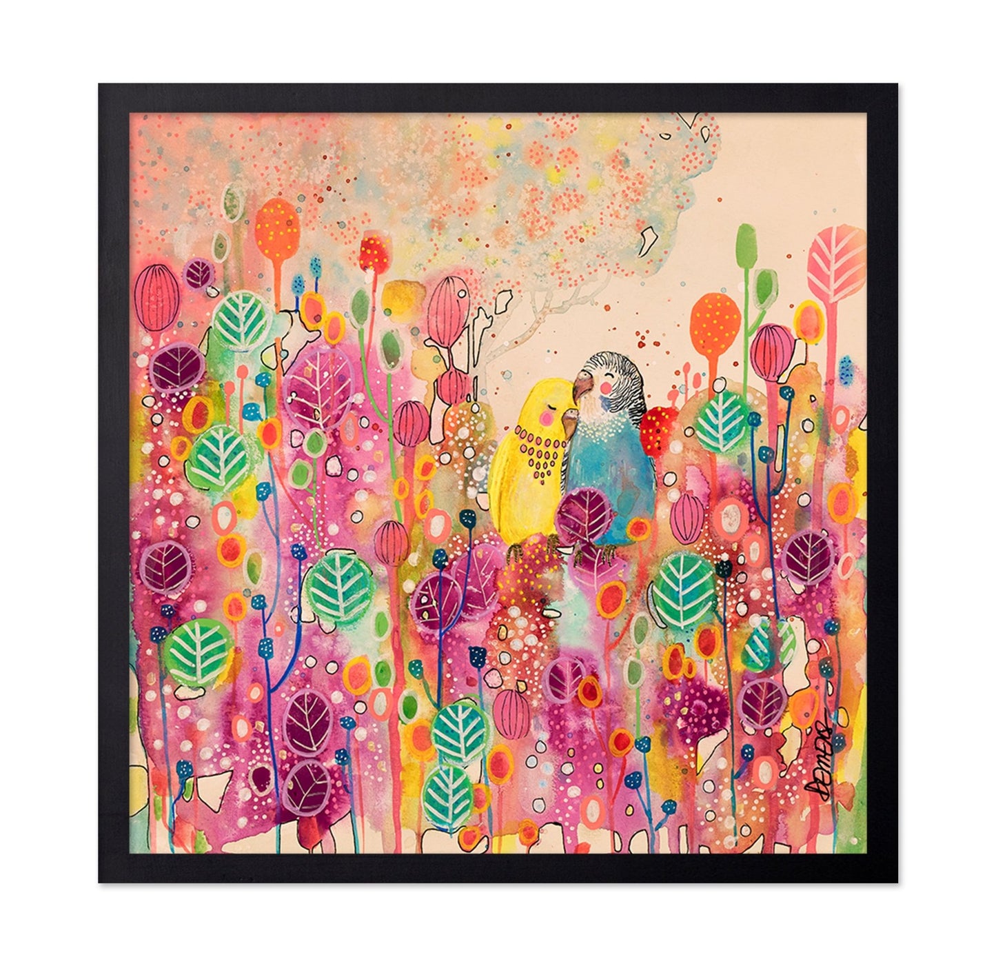 Colorful Love Birds No2