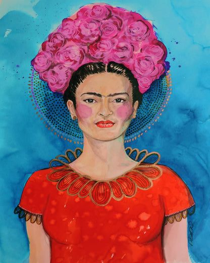 Pink Crown Portrait