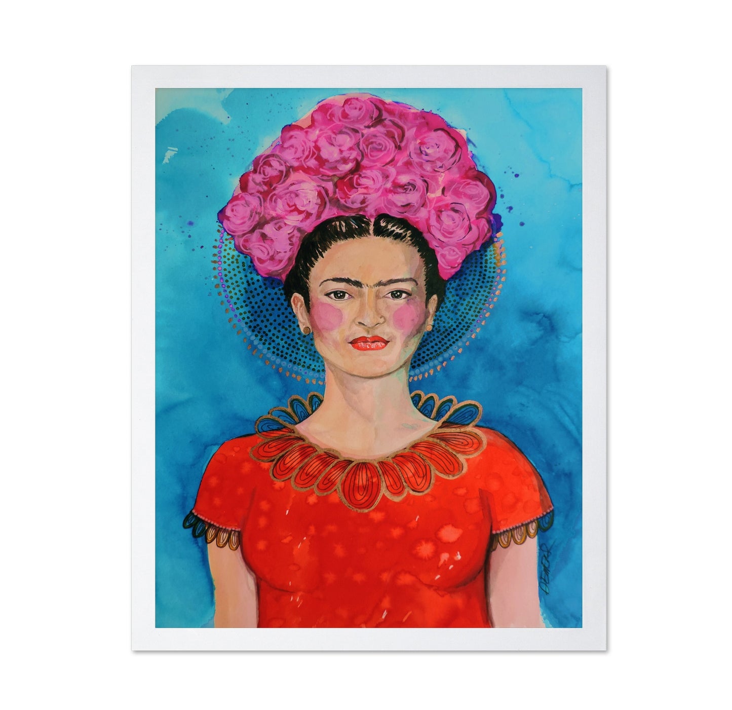 Pink Crown Portrait