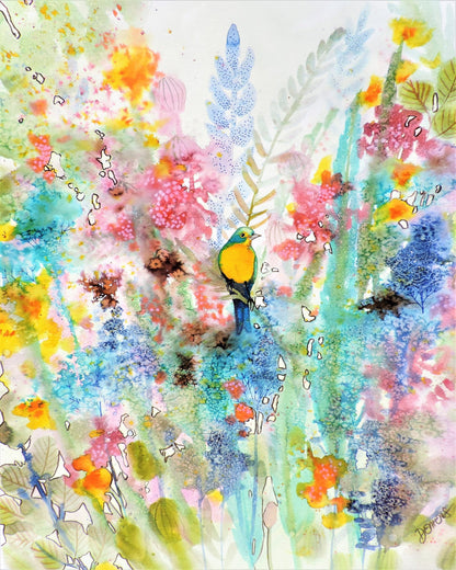 Colorful Bird Meadow No2