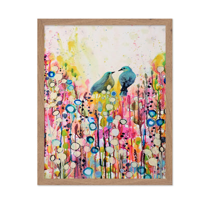 Blue Birds In Bloom No2
