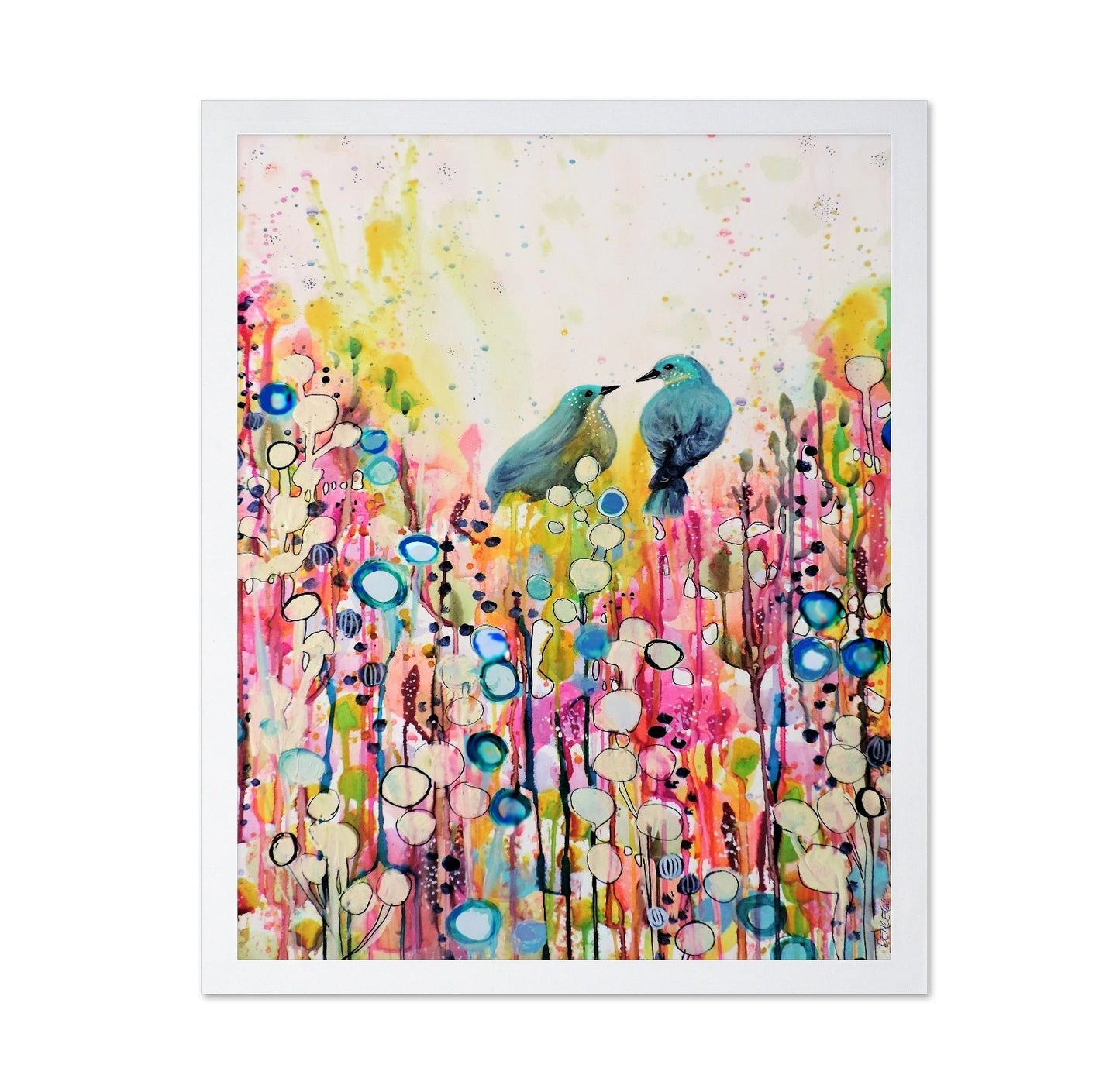 Blue Birds In Bloom No2