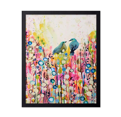 Blue Birds In Bloom No2