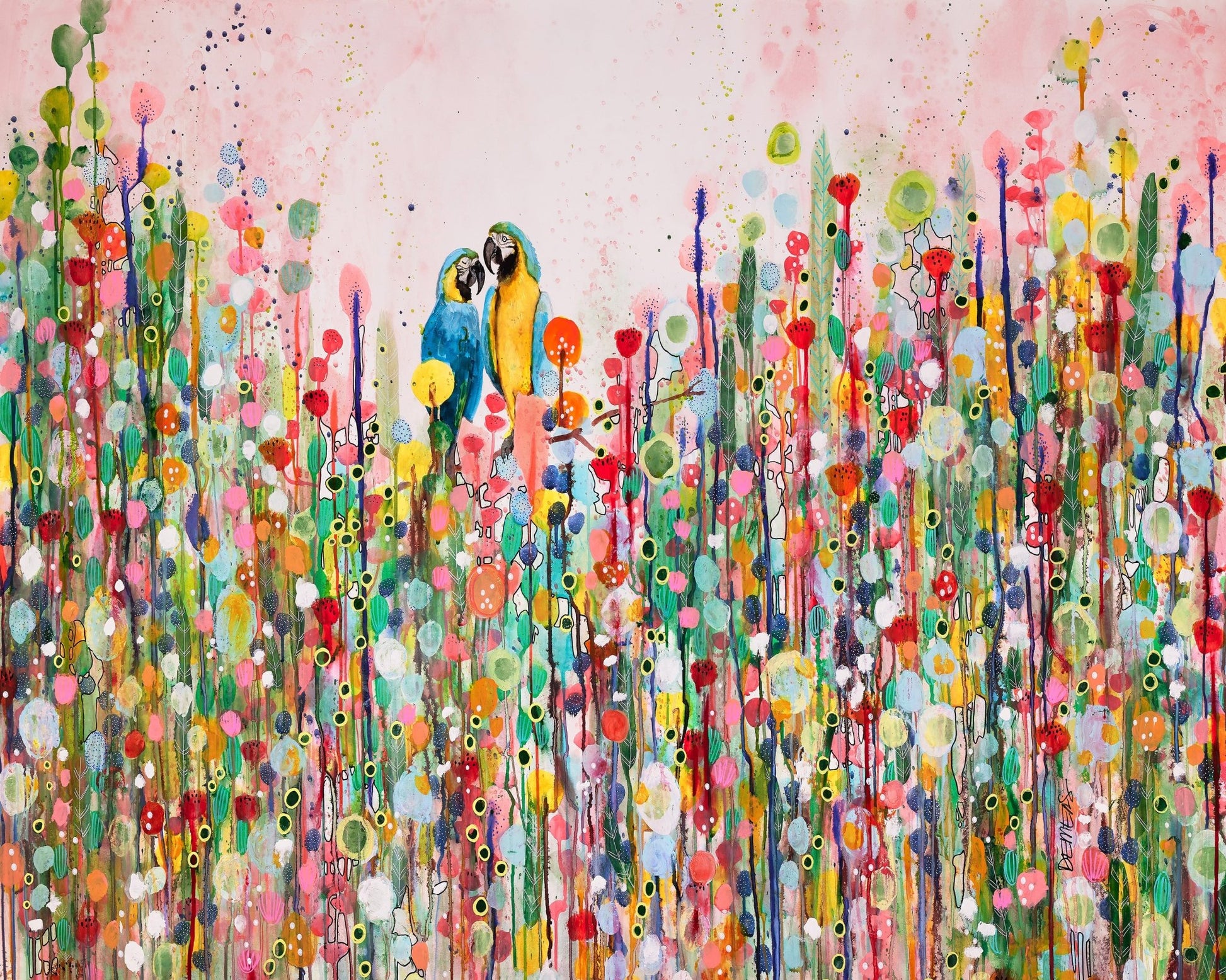 Parrot Love Garden