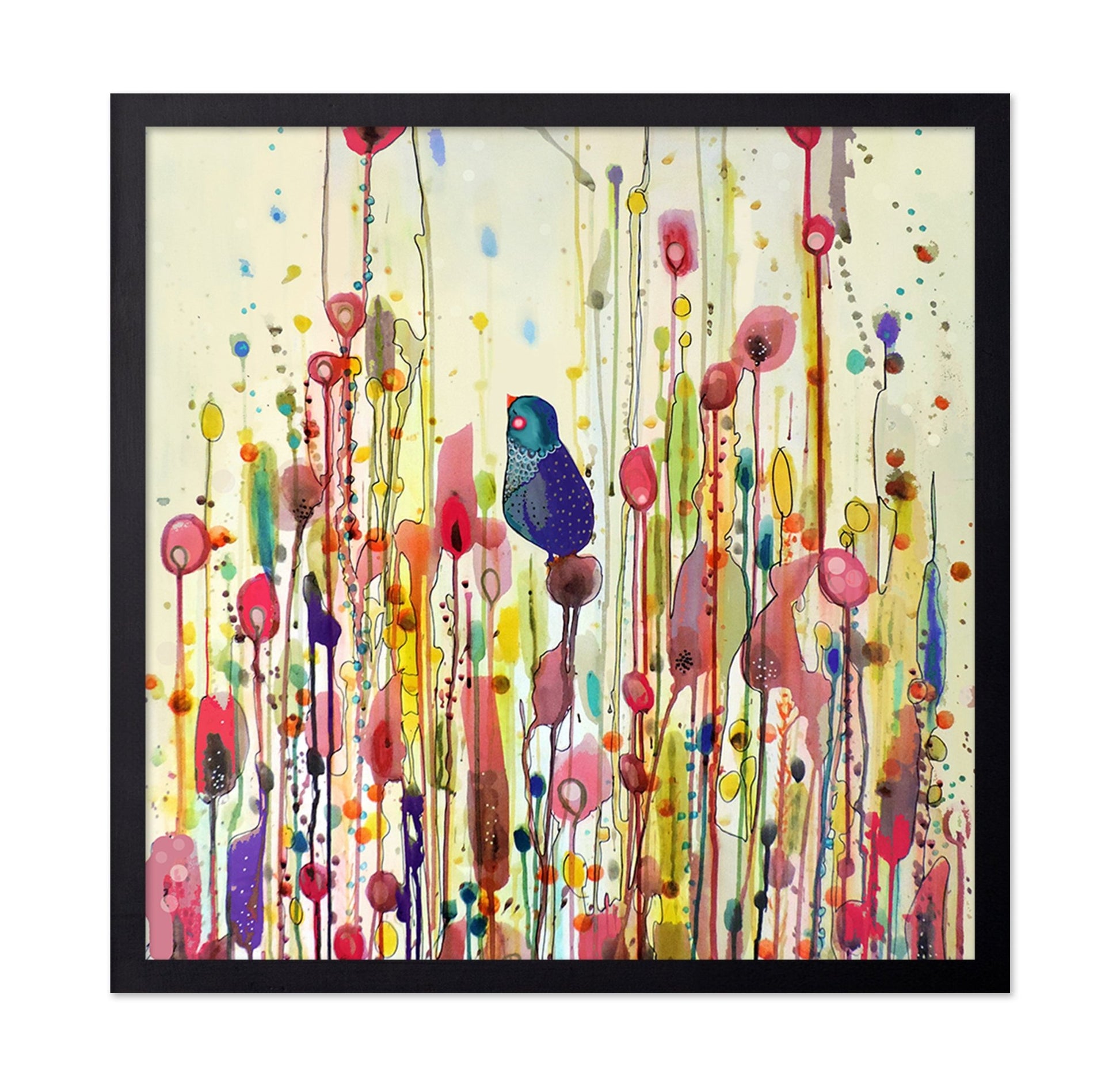 Colorful Bird Garden No3
