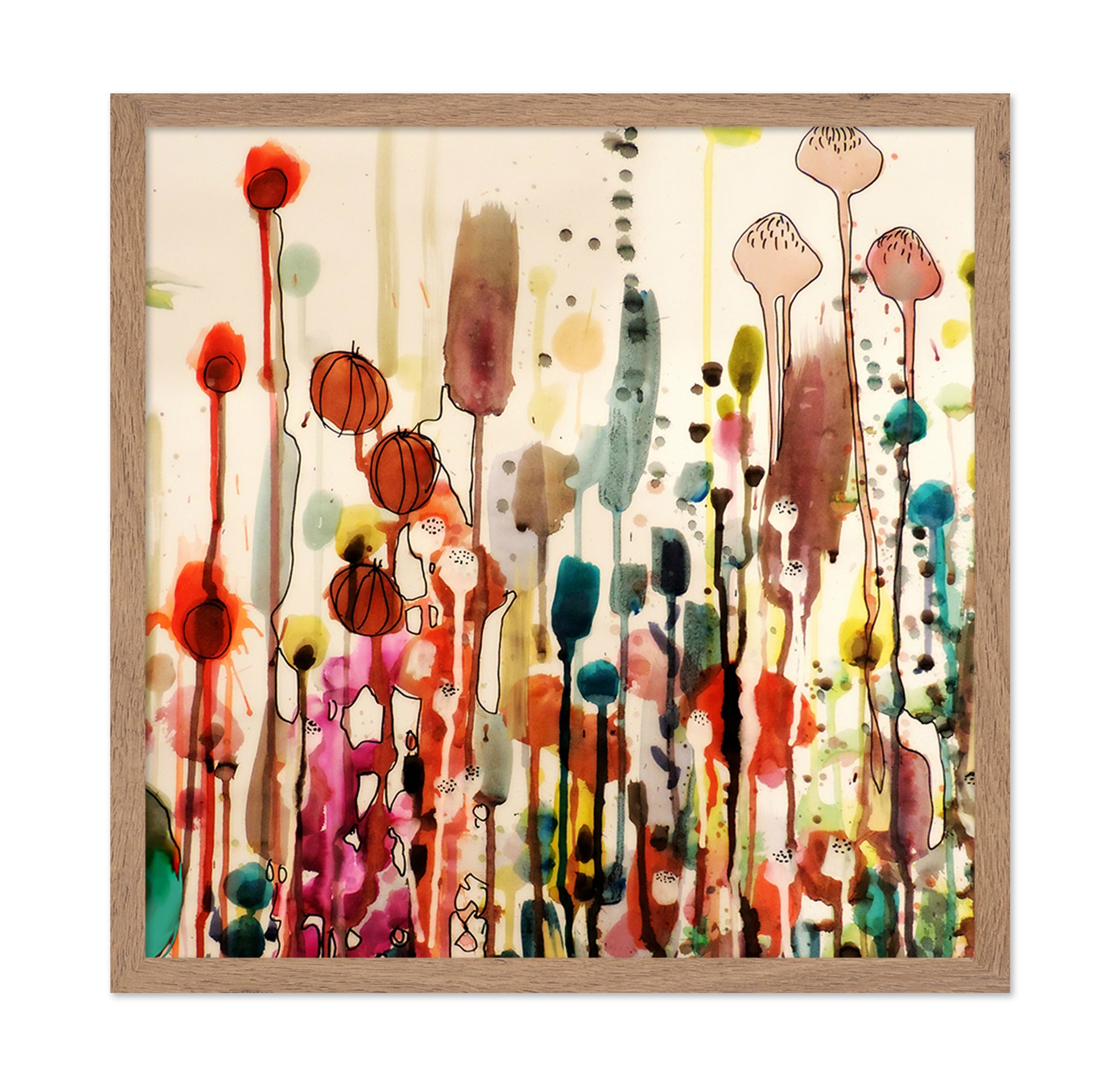 Abstract Garden Stems