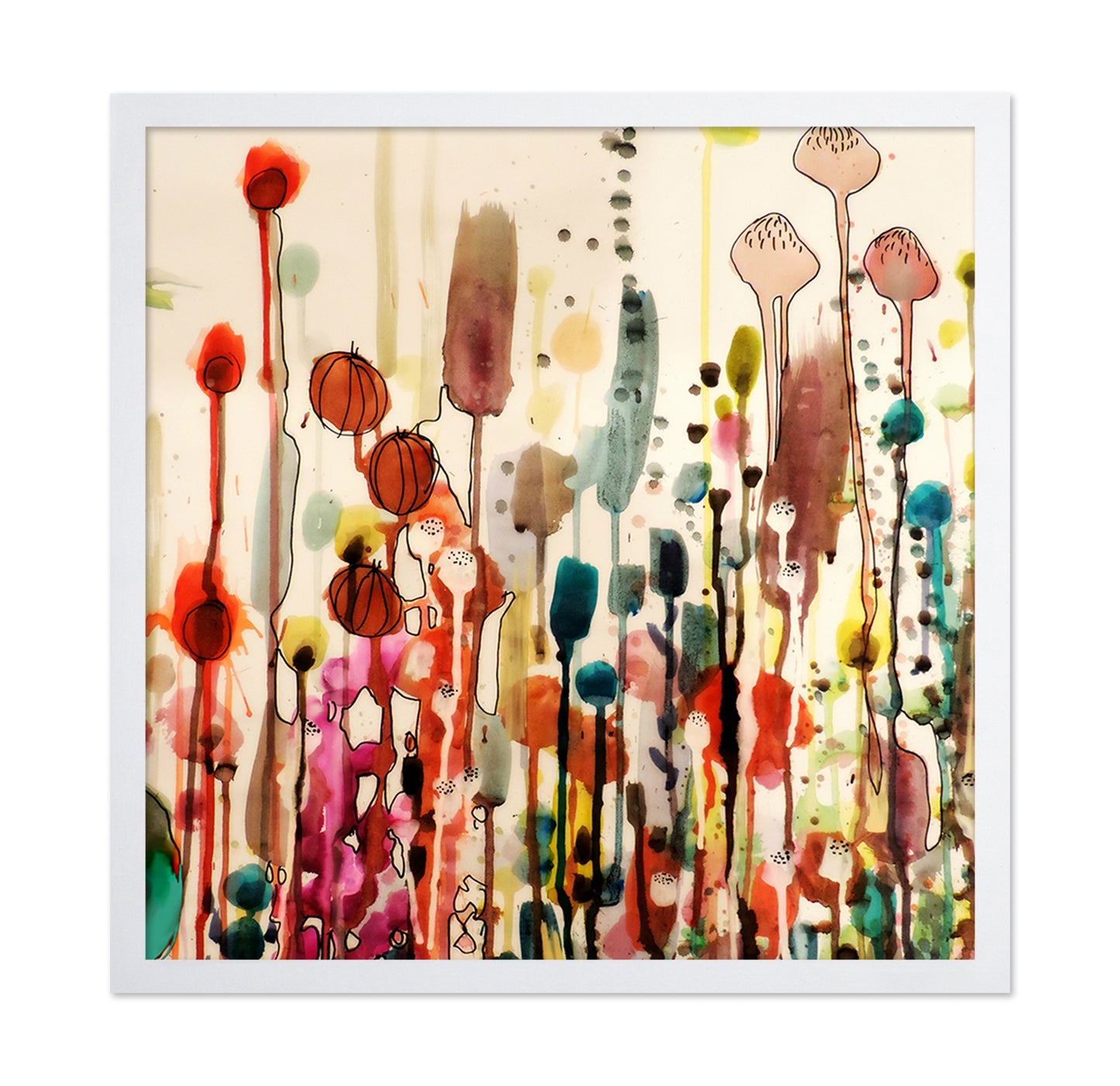 Abstract Garden Stems
