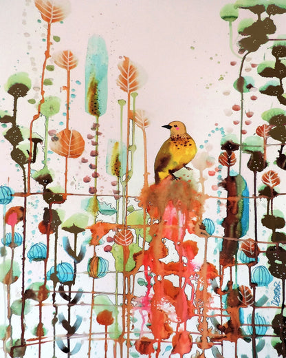 Autumn Bird Garden