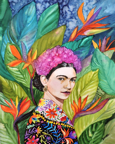 Tropical Floral Portrait