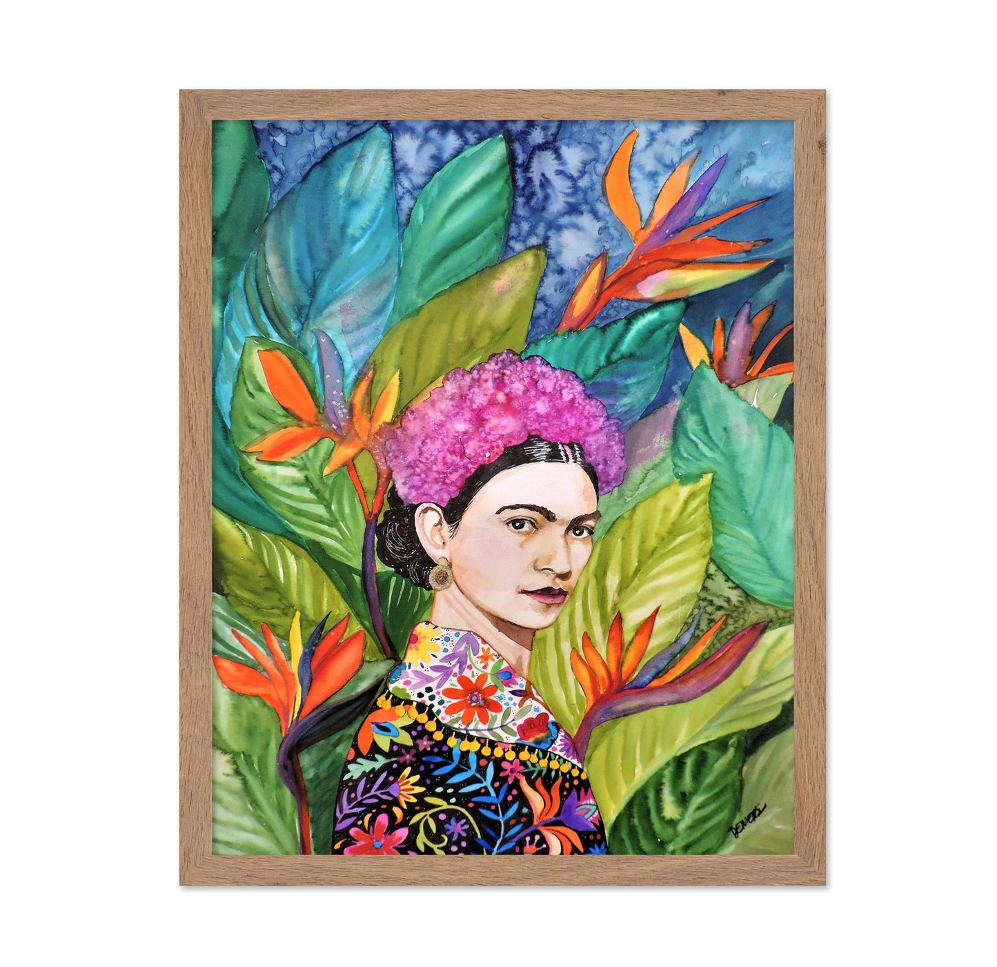 Tropical Floral Portrait