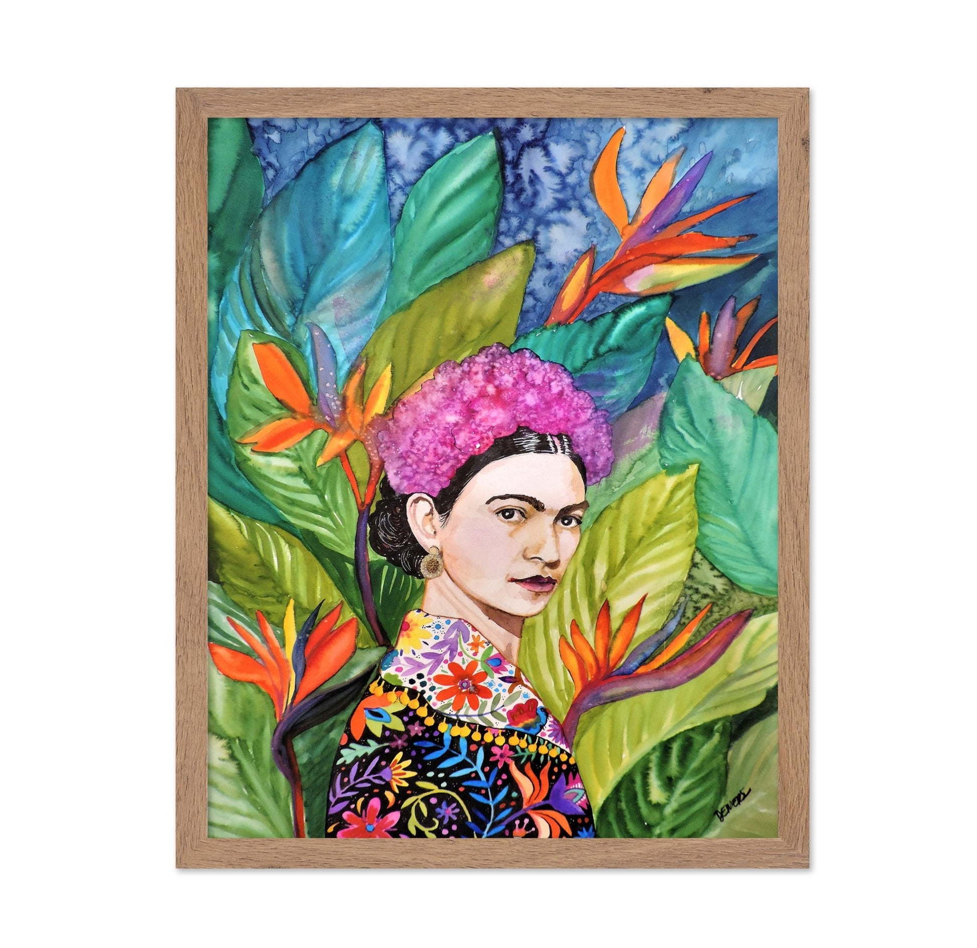 Tropical Floral Portrait