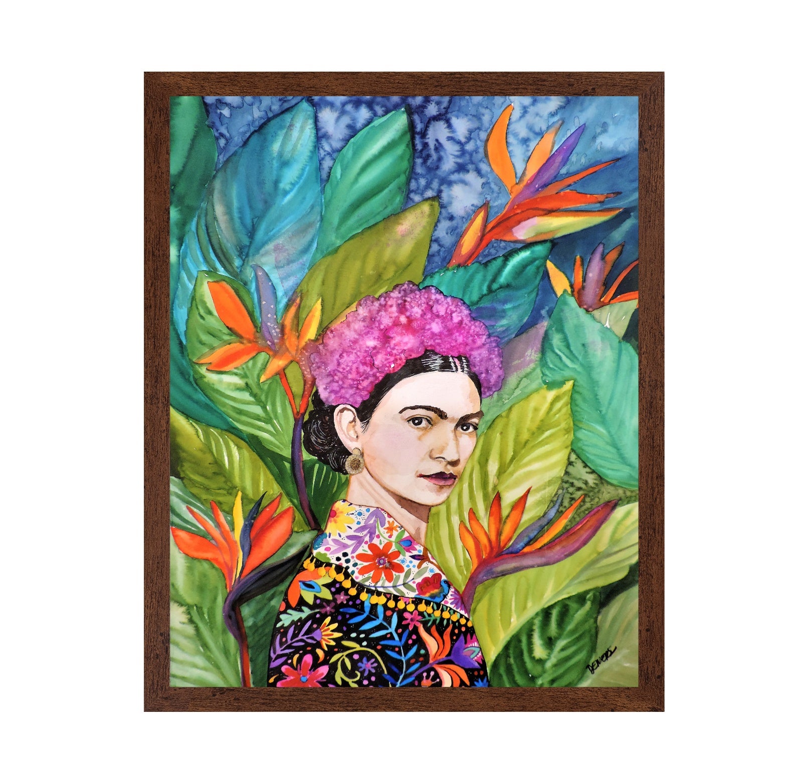 Tropical Floral Portrait