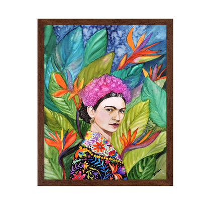 Tropical Floral Portrait
