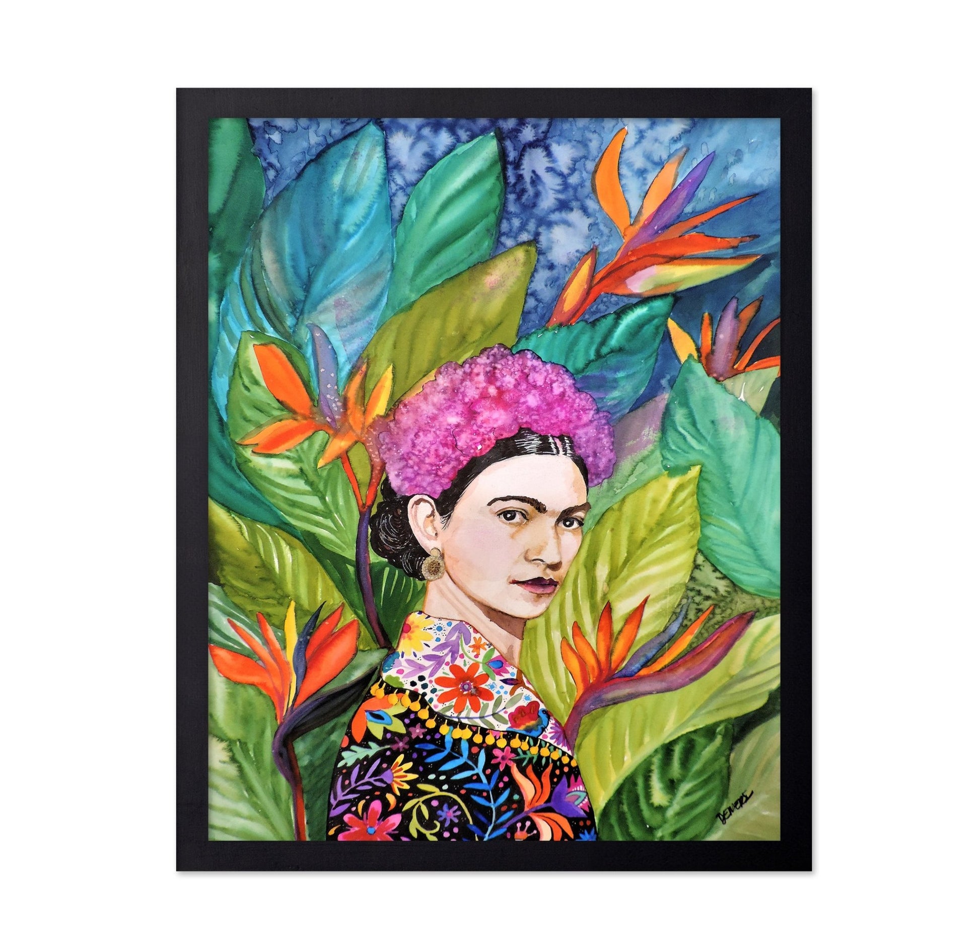 Tropical Floral Portrait