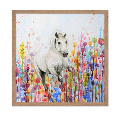 White Horse In Bloom