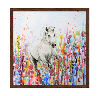White Horse In Bloom